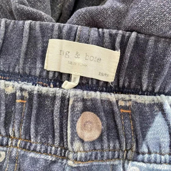 Rag & Bone Miramar Sweatpant Jogger Jeans Dark Wash Merest XS - Picture 7 of 10